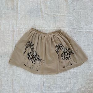 Owl Silk skirt by Corey Lynn Calter